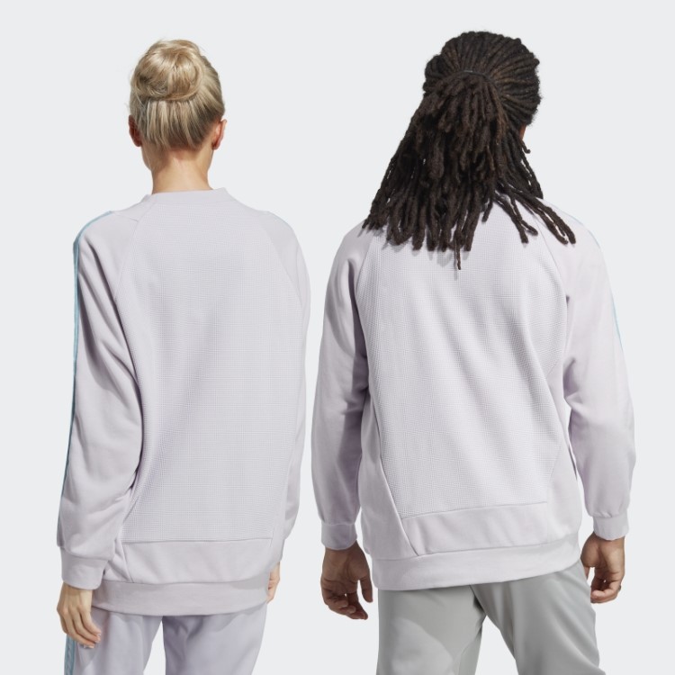 Moletom Tiro Com Gola Redonda (gênero Neutro) Adidas Silver Dawn