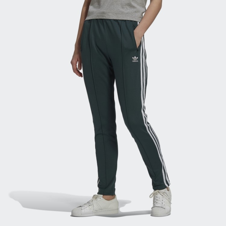 Calça De Corrida Primeblue Sst Adidas Mineral Green Fashion