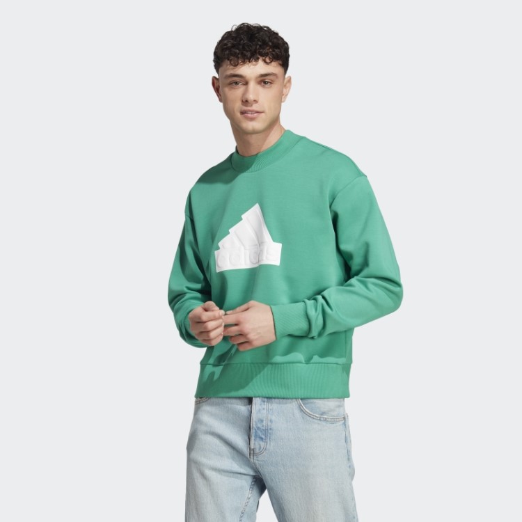 Adidas Future Icons Distintivo Da Equipe Esportiva Moletom Quadra Verde