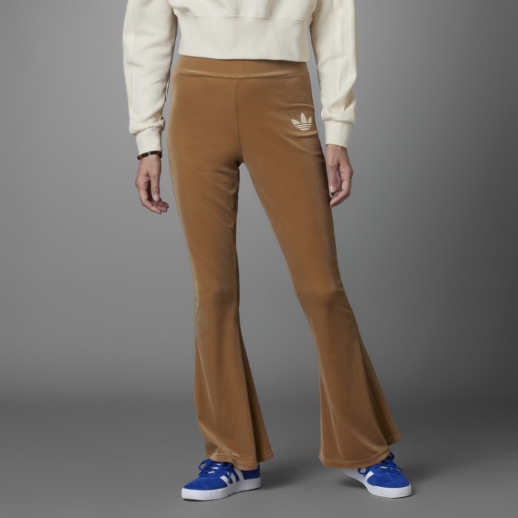 Adicolor Heritage Agora Leggings Flare Adidas Brown Desert