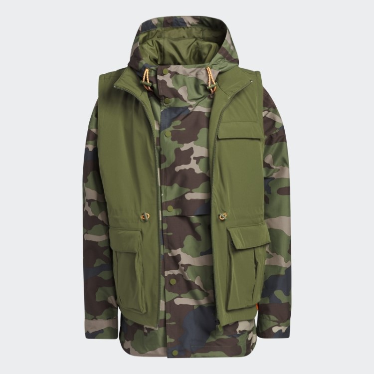 Jaqueta Aop Camo Adidas 2fer (todos Os Gêneros)