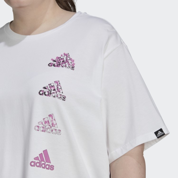 Camiseta De Treino Branca Aeroready Crop (tamanho Grande) Adidas