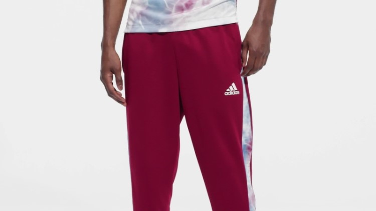 Calça De Treino Adidas Borgonha Tiro