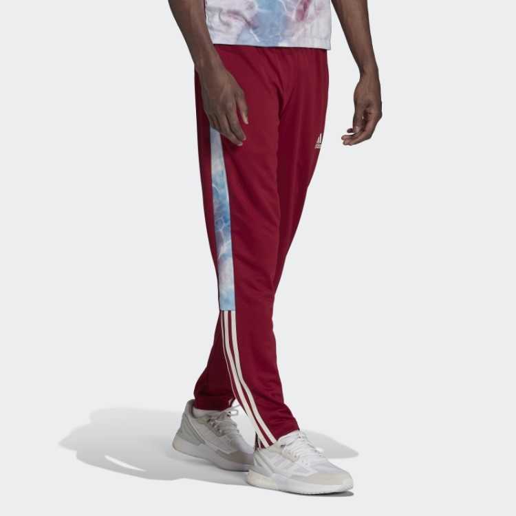 Calça De Treino Adidas Borgonha Tiro