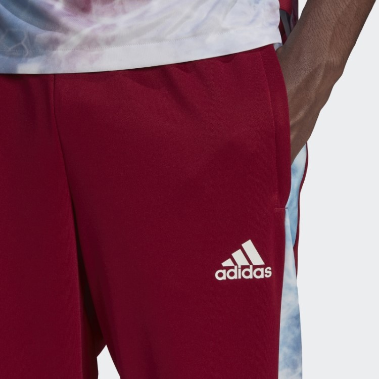 Calça De Treino Adidas Borgonha Tiro
