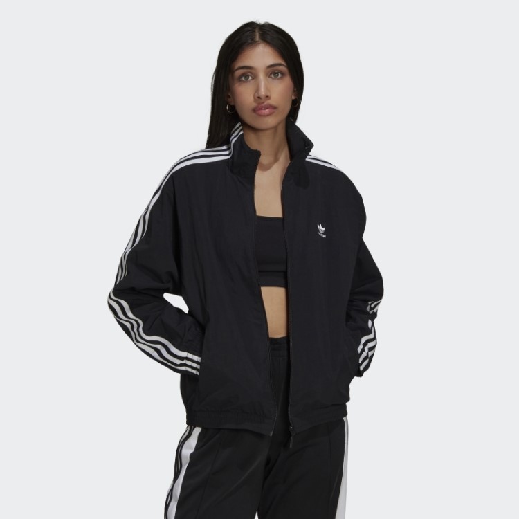 Jaqueta Preta Adicolor Classics Lock-up Adidas