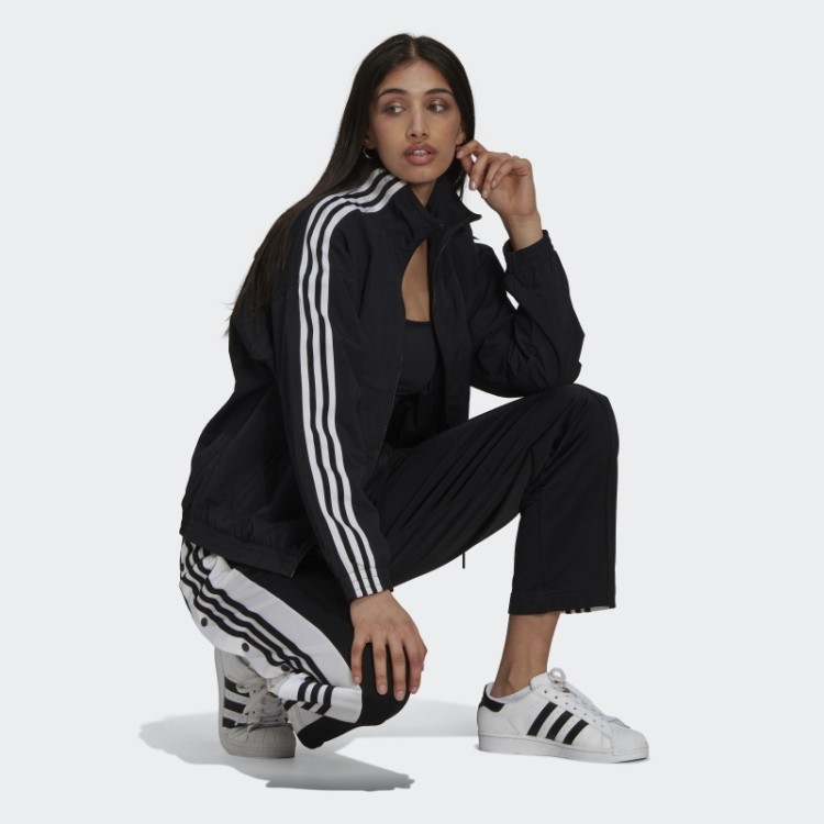 Jaqueta Preta Adicolor Classics Lock-up Adidas