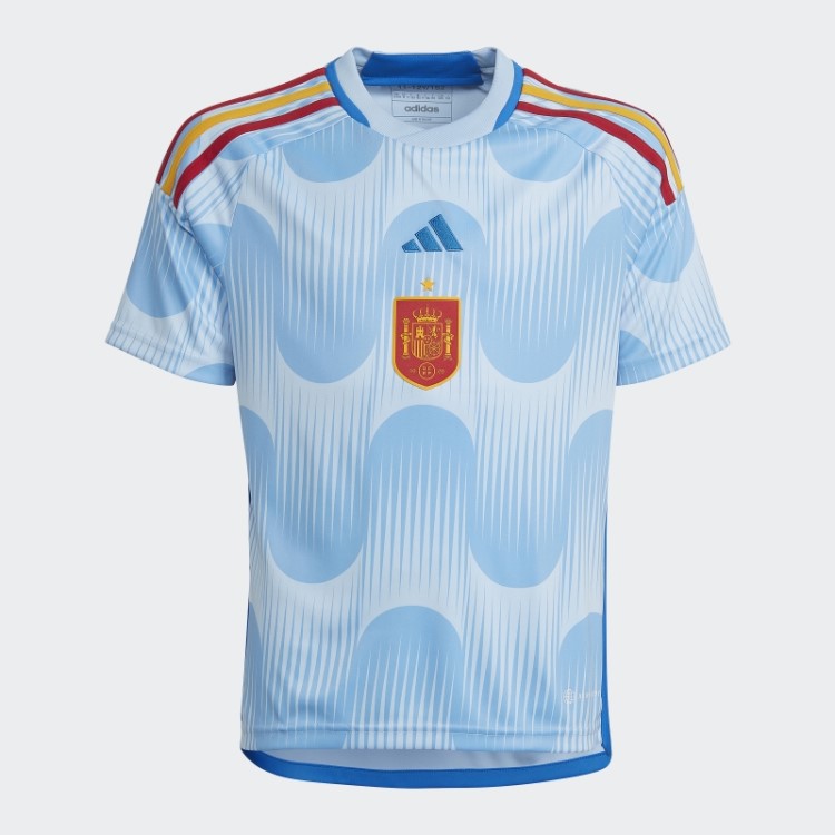 Adidas Spain 22 Away Jersey Blue Glow
