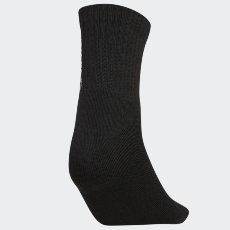 Meias Pretas Wmspt Step 2 3pk High Quarter Adidas Fashion