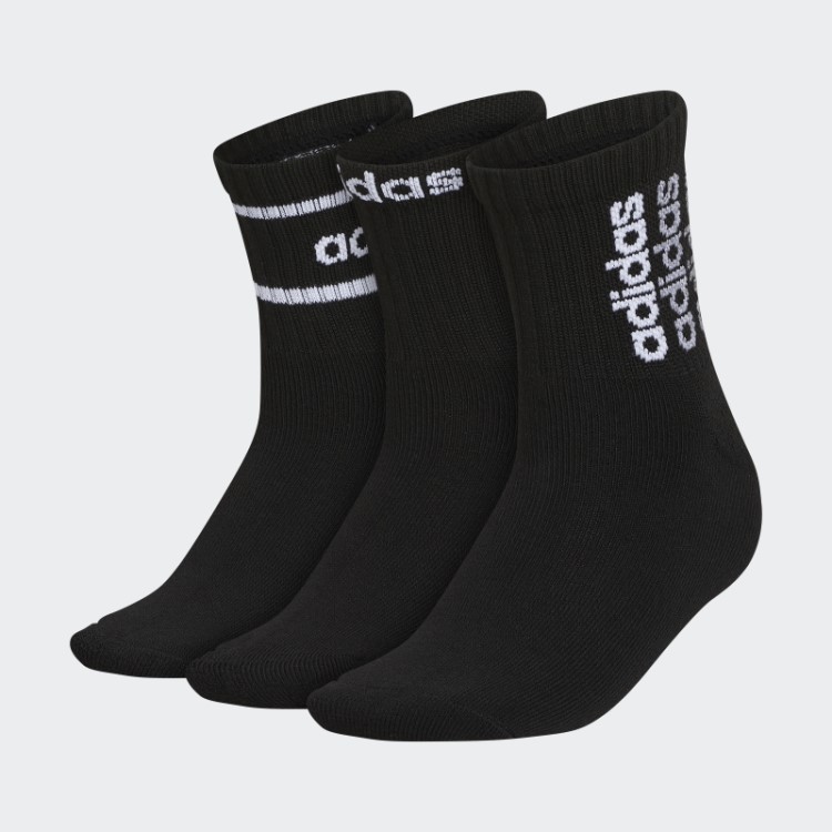 Meias Pretas Wmspt Step 2 3pk High Quarter Adidas