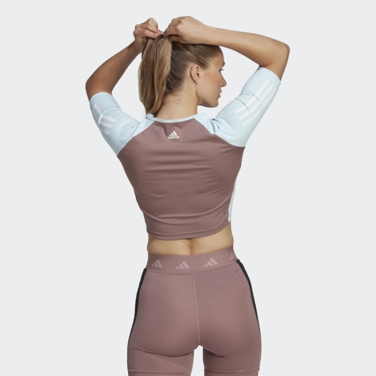 Camiseta De Treino Hyperglam Adidas Roxa