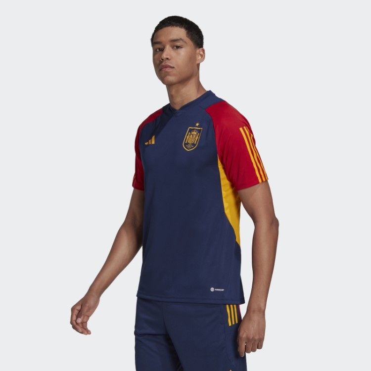 Camisa De Treino Azul Marinho Da Adidas Spain Tiro