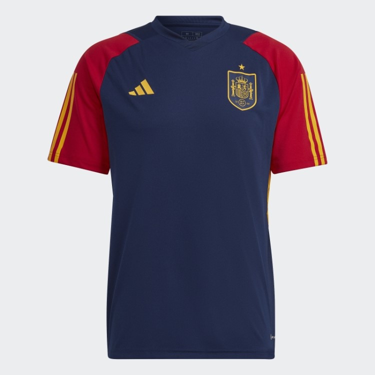 Camisa De Treino Azul Marinho Da Adidas Spain Tiro
