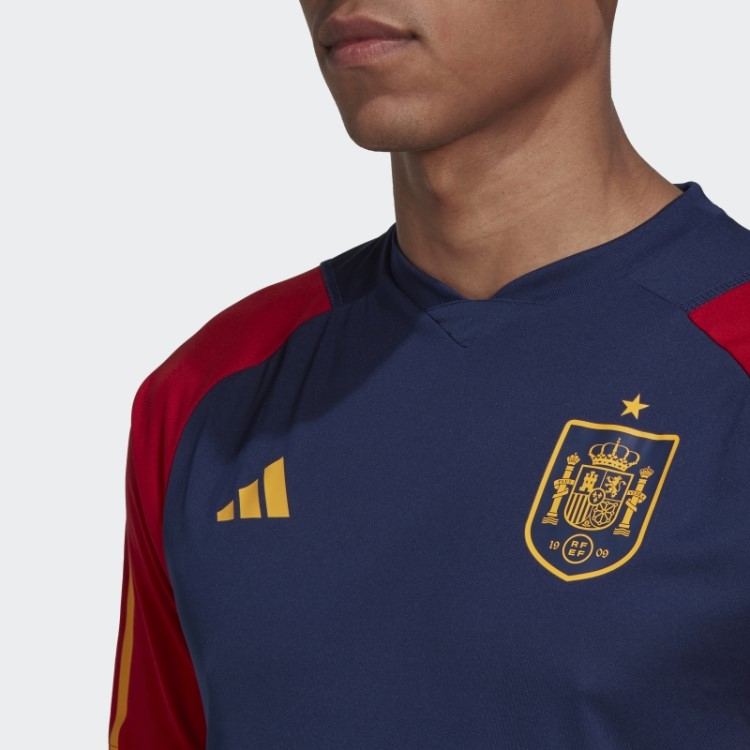 Camisa De Treino Azul Marinho Da Adidas Spain Tiro