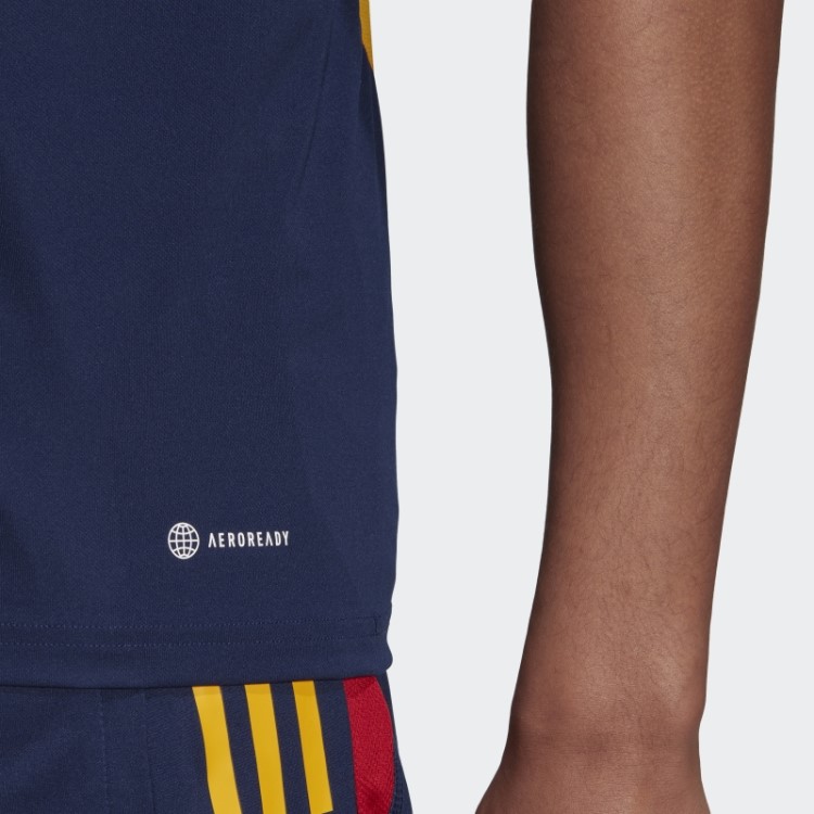 Camisa De Treino Azul Marinho Da Adidas Spain Tiro