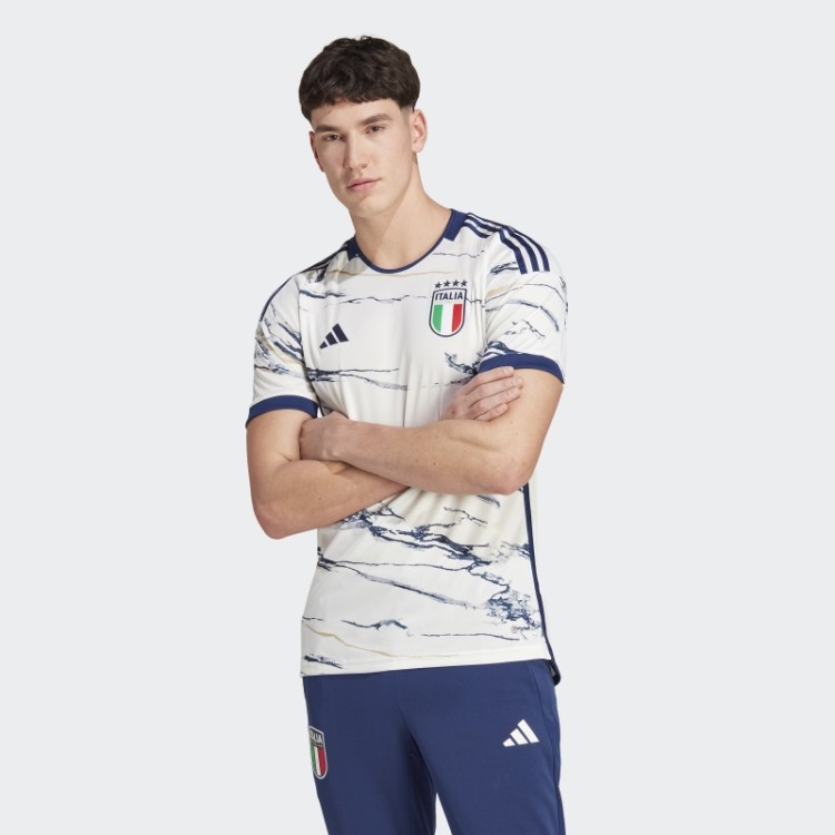 Camisa Branca Da Itália 23 Away Adidas Fashion