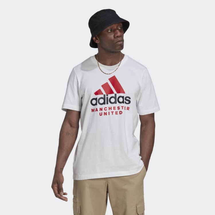 Manchester United Dna Graphic T-shirt Adidas Branca