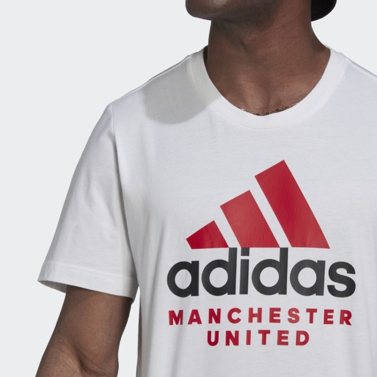Manchester United Dna Graphic T-shirt Adidas Branca