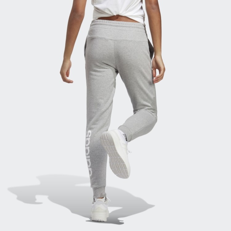 Adidas Joggers De Felpo Francês Médio Essencial Cinza Médio