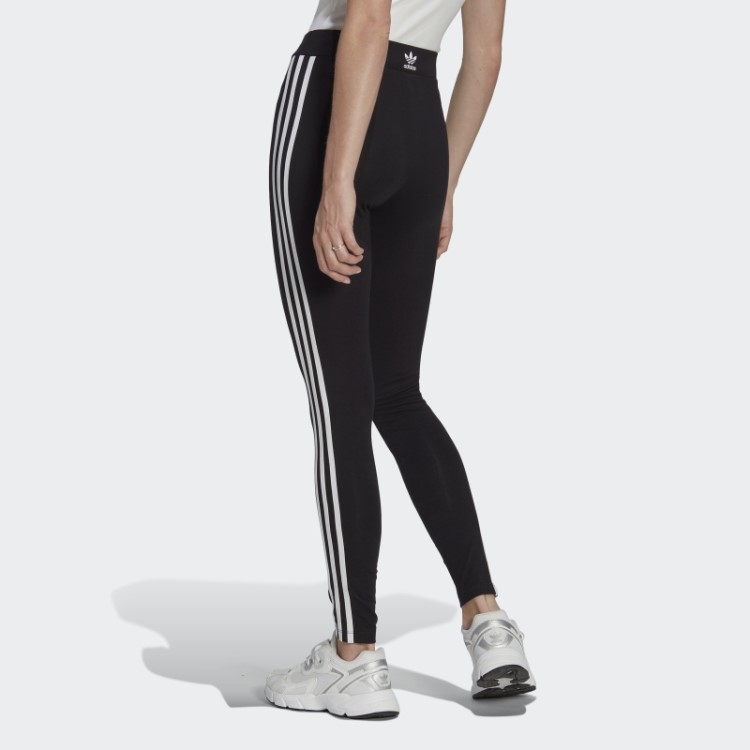Legging Com As Três Listras Preta Adicolor Classics Da Adidas