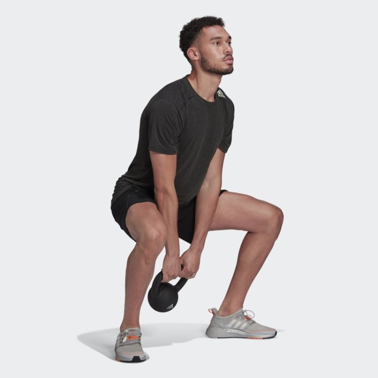 Projetada Para Camiseta De Treino Preta Adidas