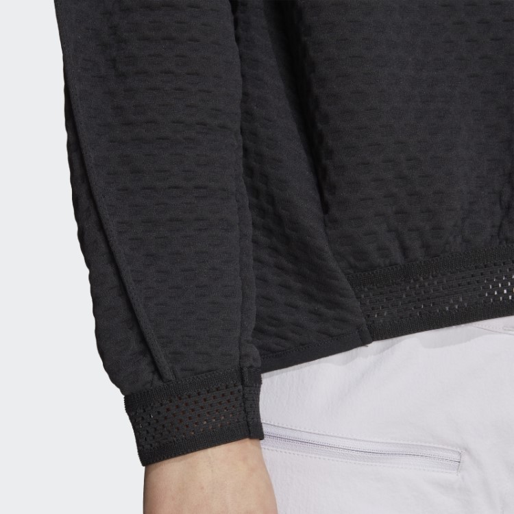 Terrex Utilitas Jaqueta De Lã Com Meio Zíper Adidas Preto