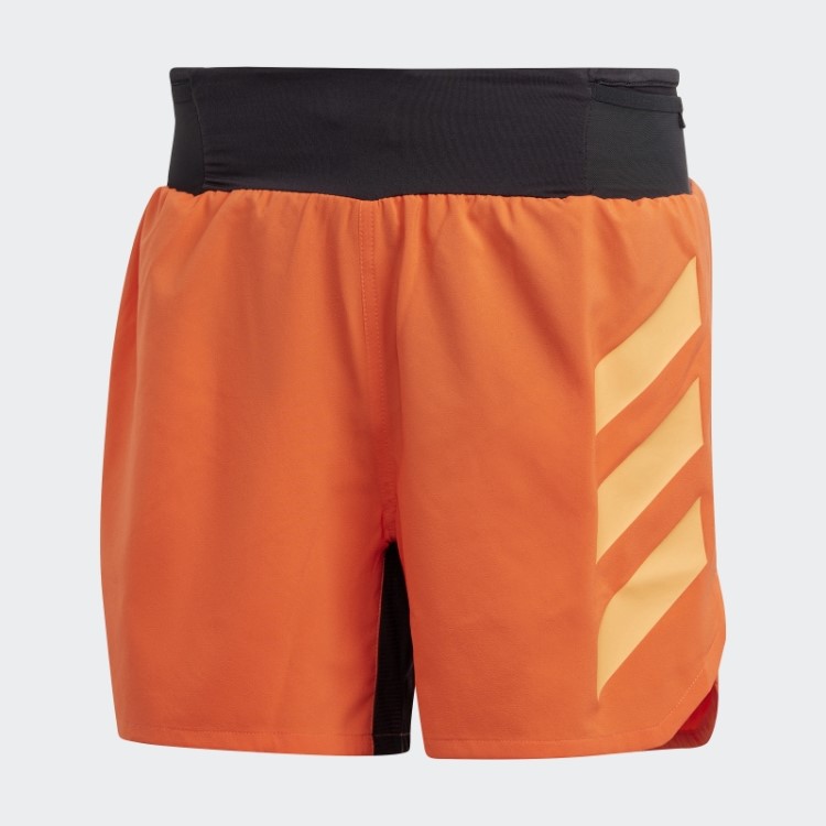 Bermuda De Corrida Laranja Terrex Agravic Adidas