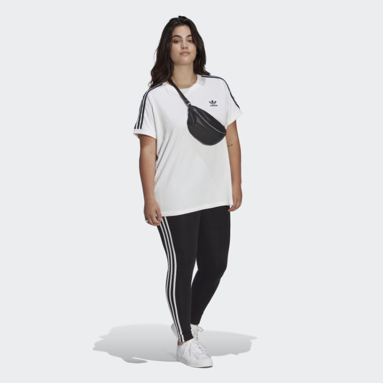 Camiseta Adicolor Classics 3 Listras (tamanho Grande) Adidas Branca