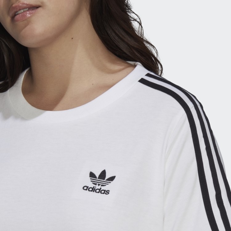 Camiseta Adicolor Classics 3 Listras (tamanho Grande) Adidas Branca