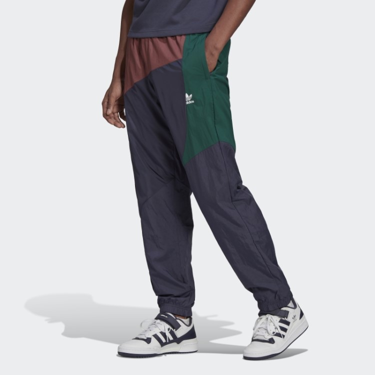 Calças De Treino Adidas Navy Adicolor Colorblock