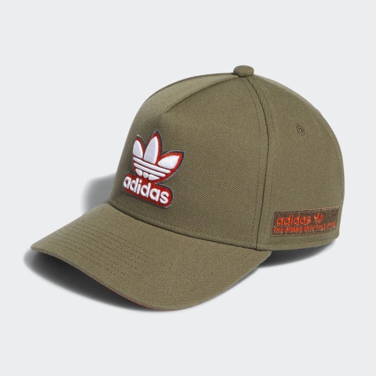 Boné Snapback Com Armação Em A Adidas Verde-oliva Forte