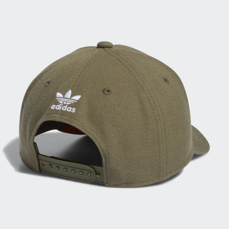 Boné Snapback Com Armação Em A Adidas Verde-oliva Forte