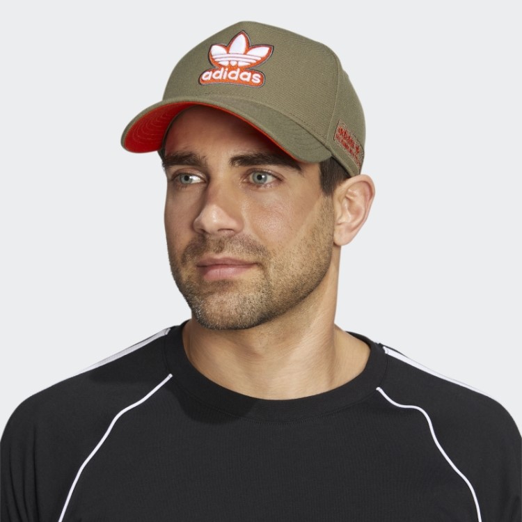 Boné Snapback Com Armação Em A Adidas Verde-oliva Forte