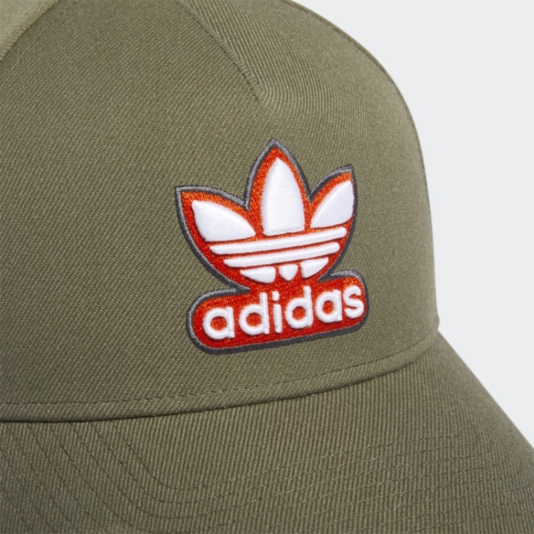 Boné Snapback Com Armação Em A Adidas Verde-oliva Forte