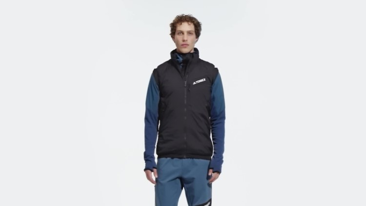 Colete Preto Adidas Techrock Stretch Primaloft
