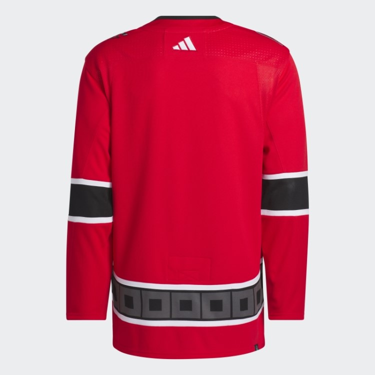 Hurricanes Autêntica Reversa Camisa Retrô Com Marca Adidas Vermelha