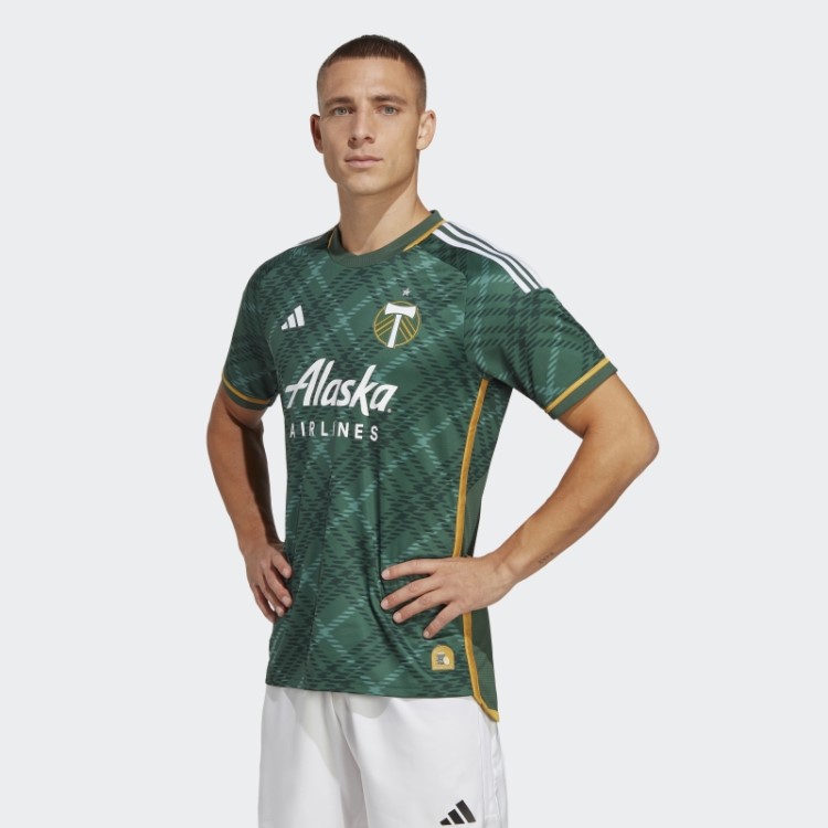 Adidas Tech Forest Portland Timbres 23/24 Home Autentic Jersey