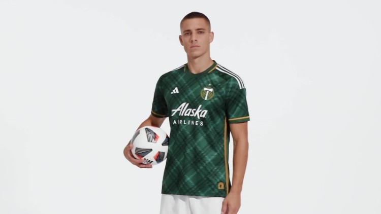 Adidas Tech Forest Portland Timbres 23/24 Home Autentic Jersey
