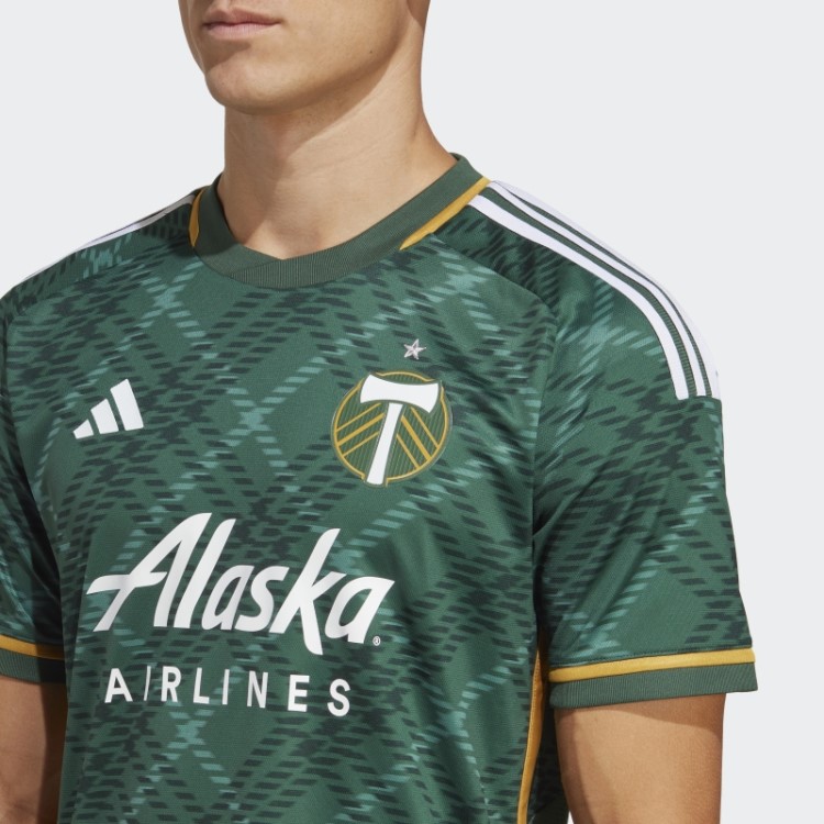 Adidas Tech Forest Portland Timbres 23/24 Home Autentic Jersey