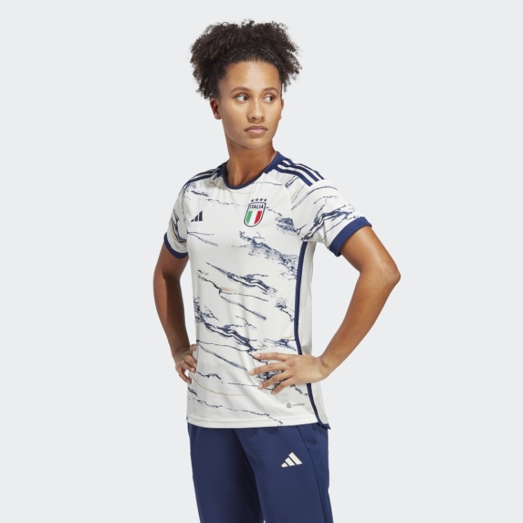 Adidas Itália 23 Camisa Alternativa Branca