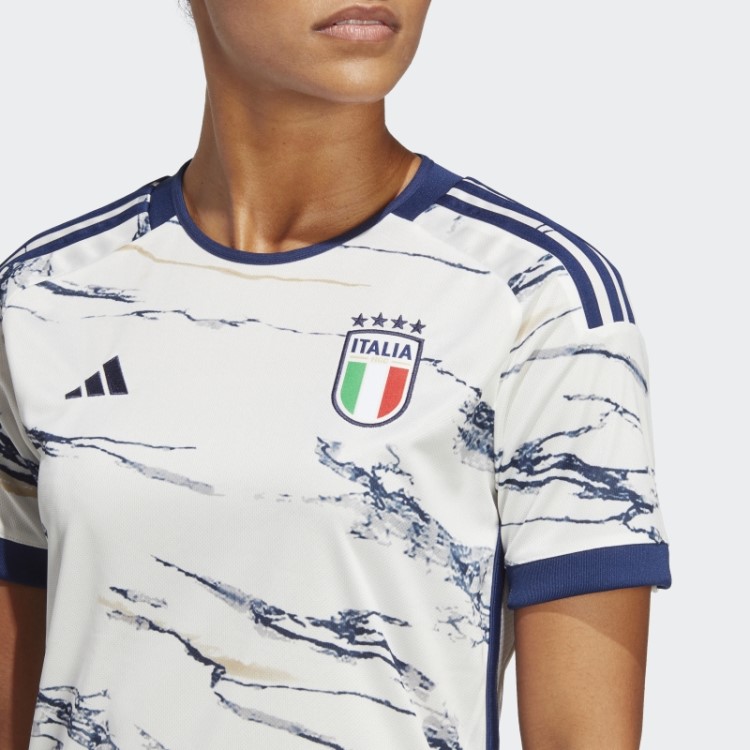 Adidas Itália 23 Camisa Alternativa Branca