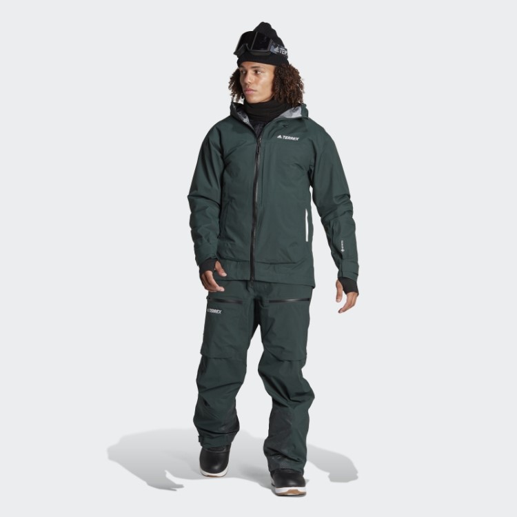 Adidas Terrex Myshelter 3 Camadas Gore Tex Jaqueta De Neve Verde