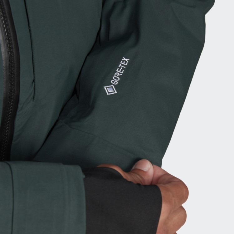 Adidas Terrex Myshelter 3 Camadas Gore Tex Jaqueta De Neve Verde