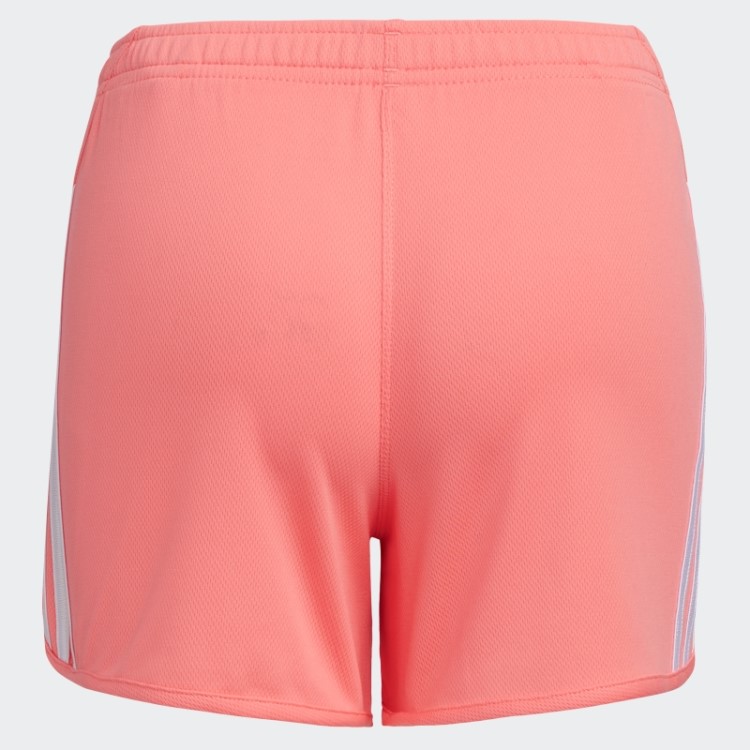 Shorts De Malha Listrada Adidas Red Acid (tamanho Estendido)