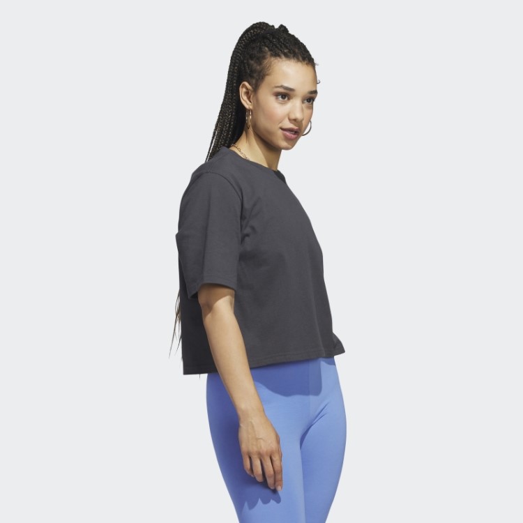 Camiseta Carbono Fashion Adidas Los Angeles Crop