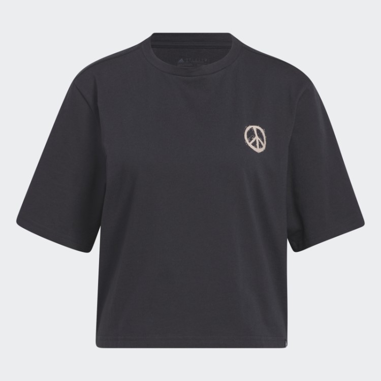 Camiseta Carbono Fashion Adidas Los Angeles Crop