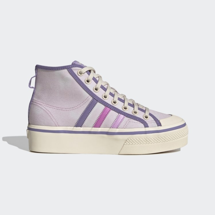 Nizza Rosa Plataforma Nizza Sapatos Médios Adidas