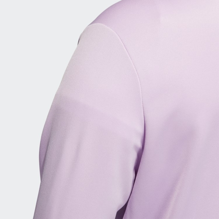 Jaqueta Texturizada Lilás Com Zíper Completo (tamanho Grande) Adidas