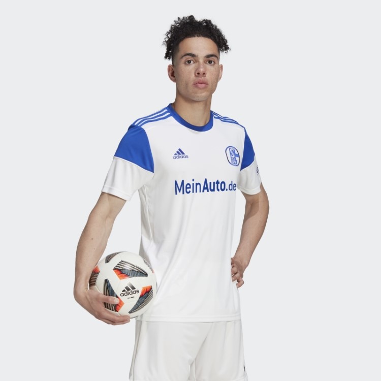 Camisa Branca Do Fc Schalke 04 22/23 Adidas