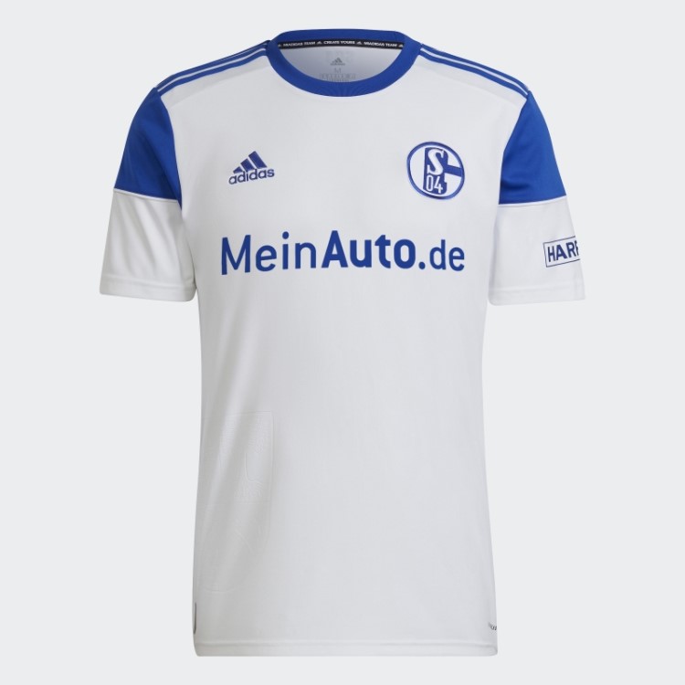 Camisa Branca Do Fc Schalke 04 22/23 Adidas
